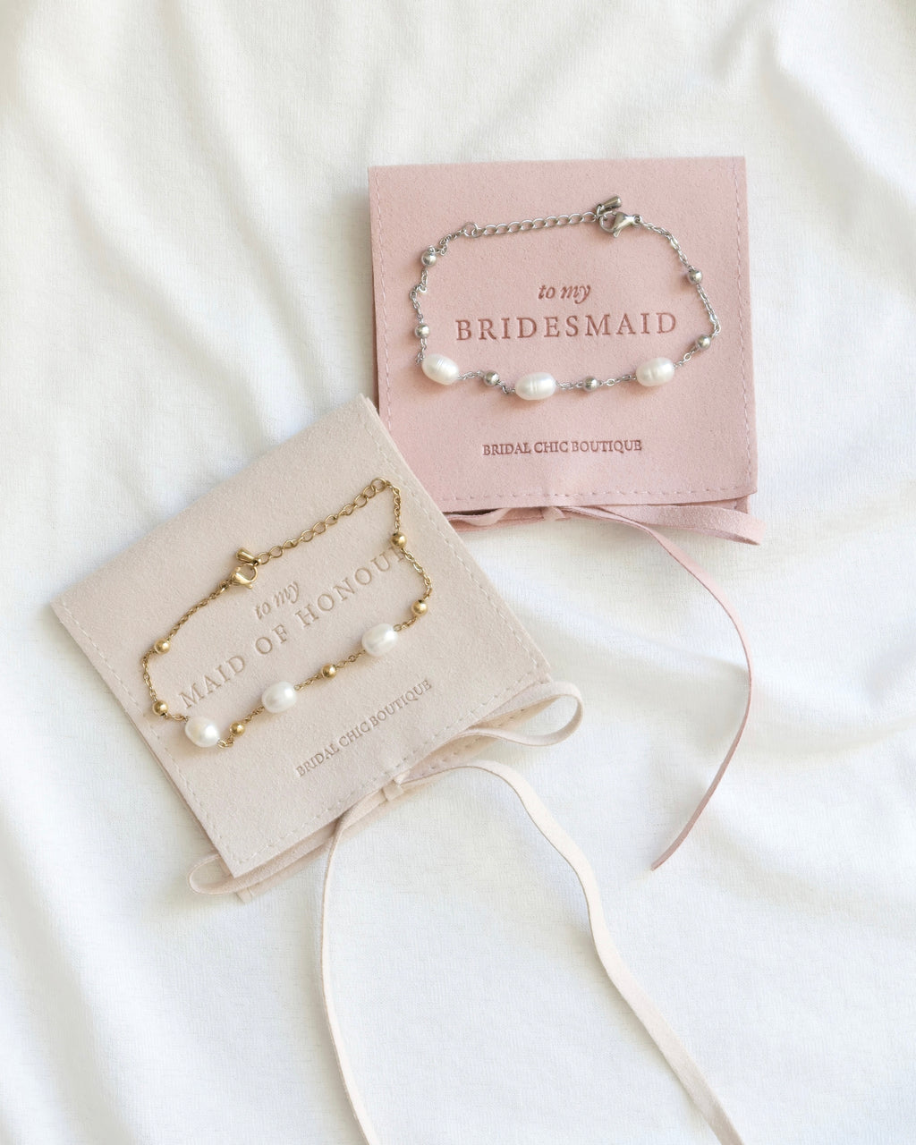 Bridesmaid Bracelet 18K Freshwater Pear