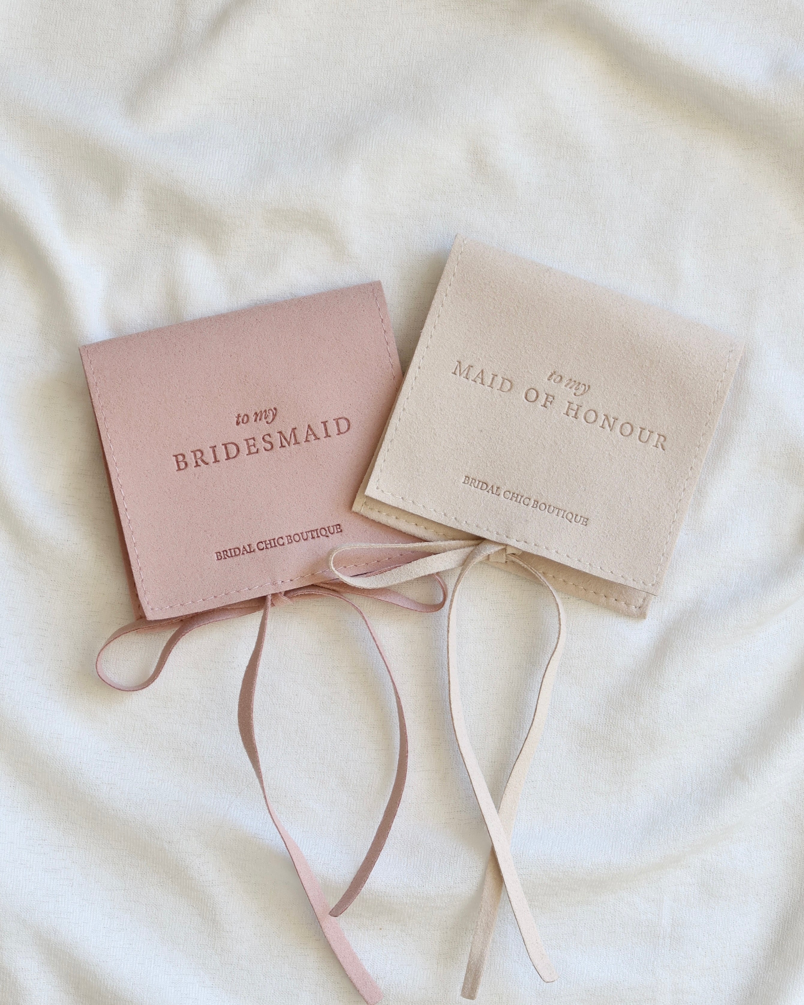 Empty Jewellery Pouch Tie Style