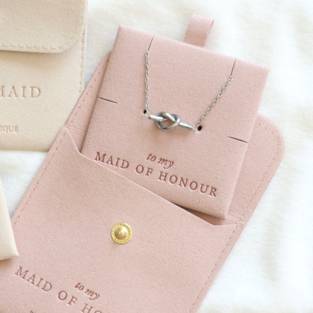 Bridesmaid Knot Necklace
