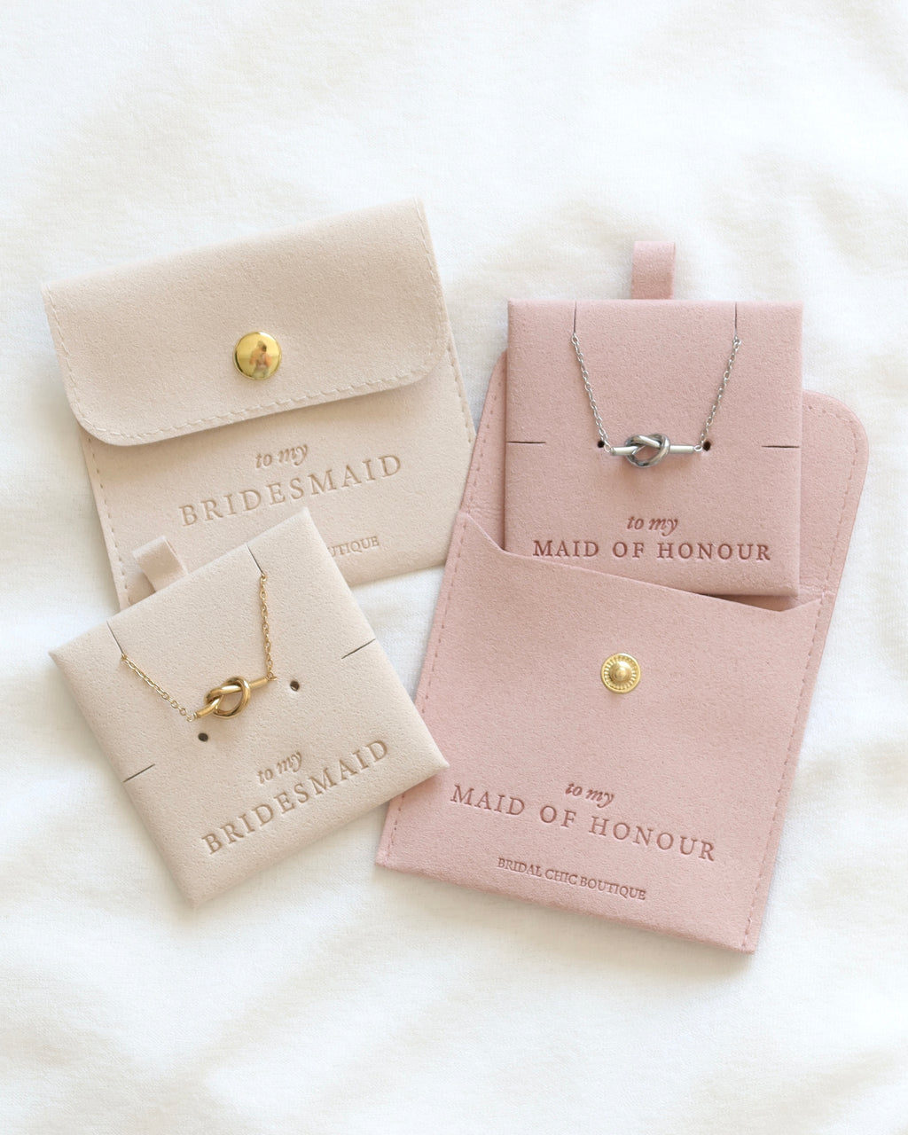 Bridesmaid Knot Necklace