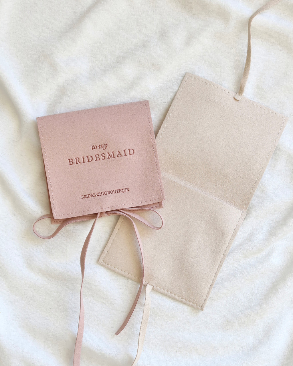 Empty Jewellery Pouch Tie Style