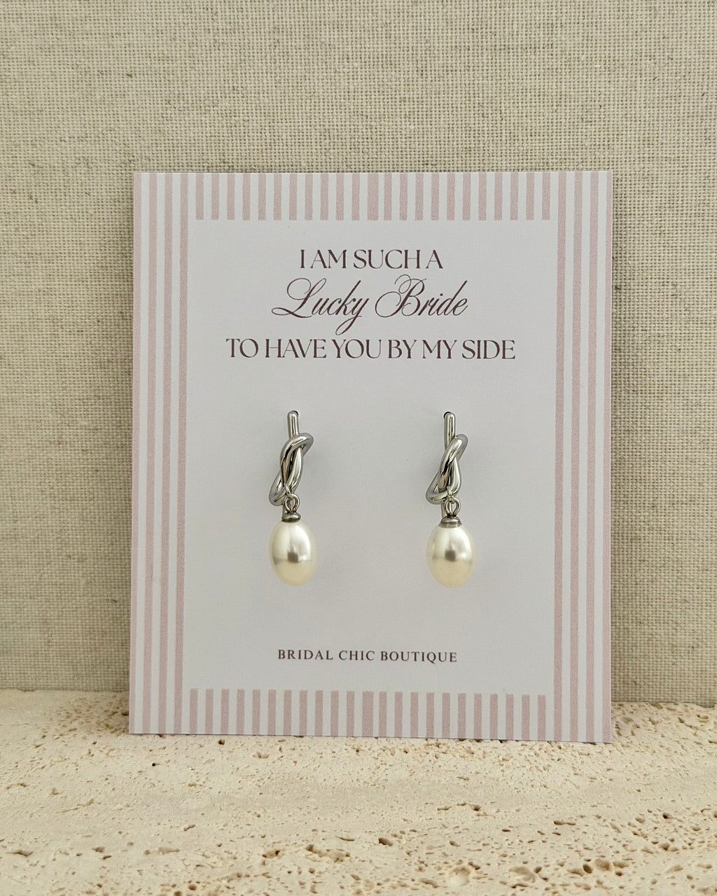 Knot Drop Earrings - Tie the Knot