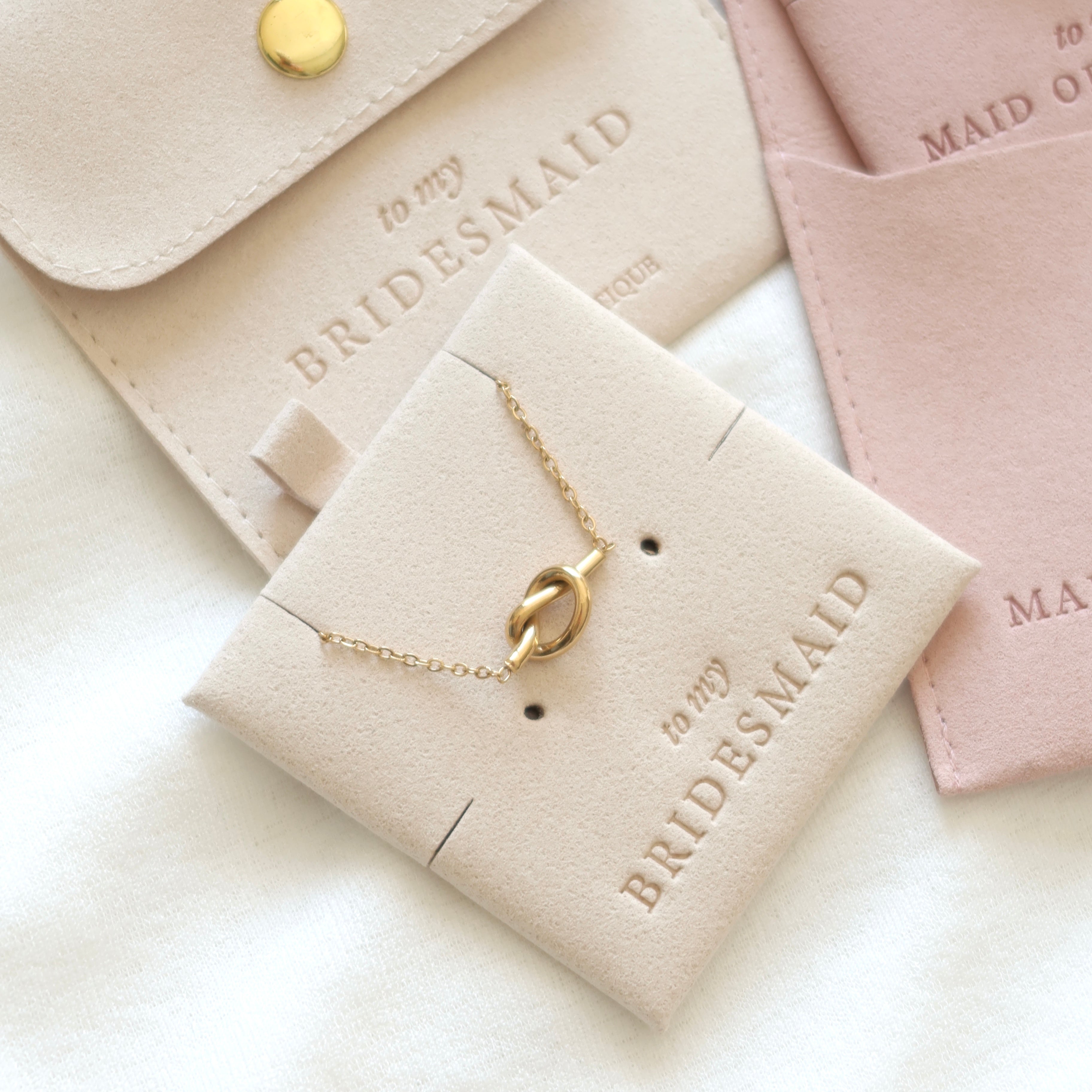 Bridesmaid Knot Necklace