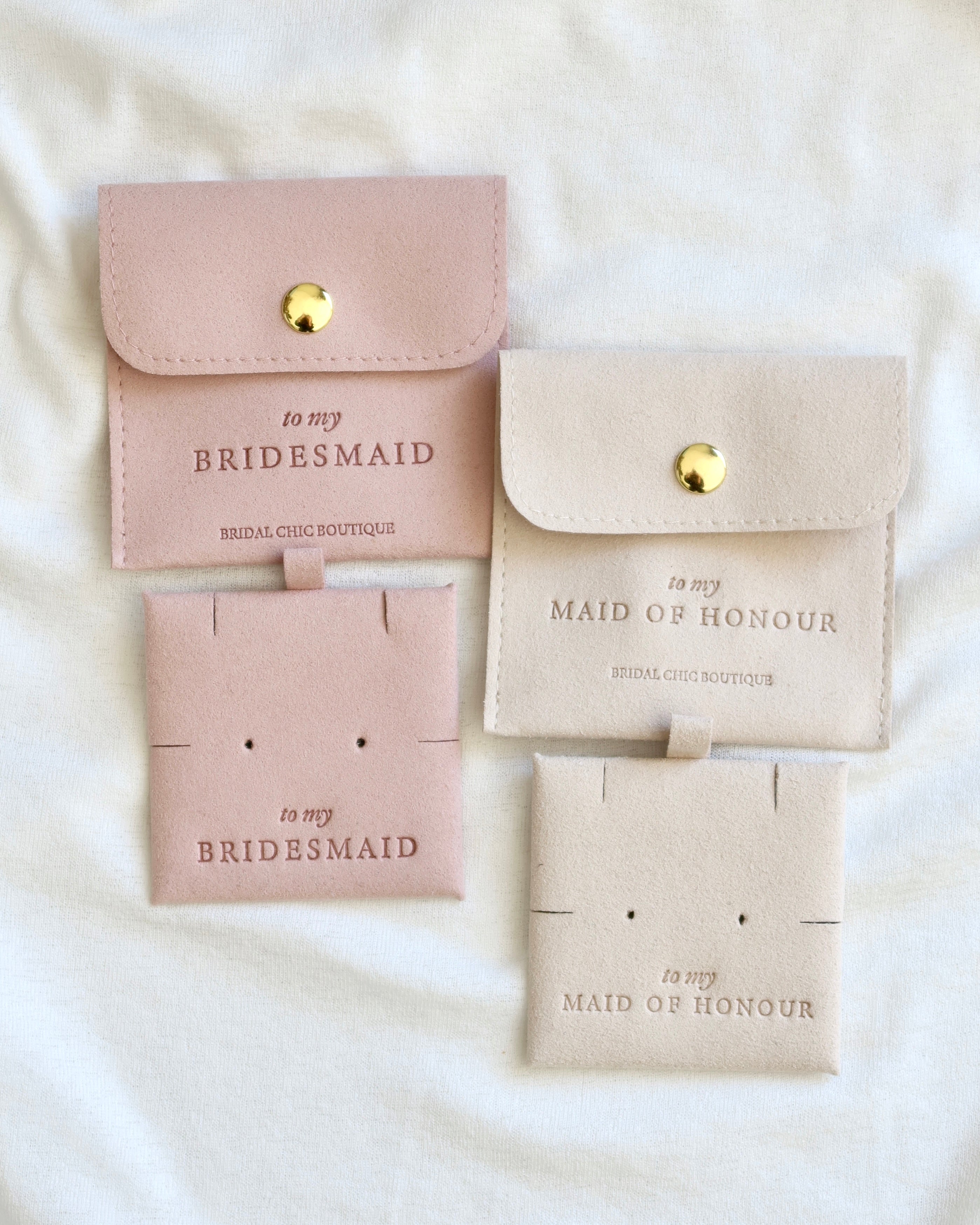 Empty Jewellery Pouch with Insert