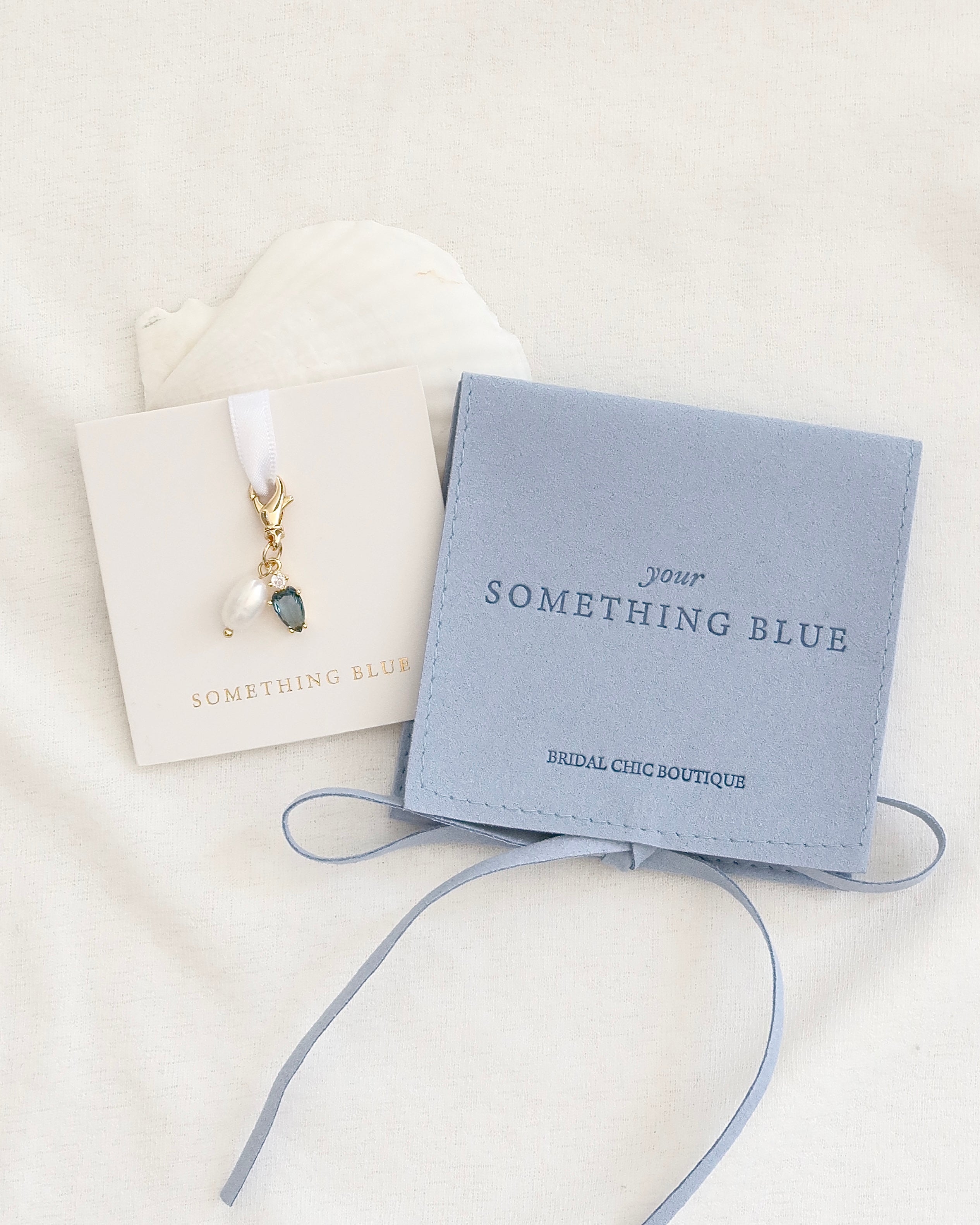 Ocean Blue Charm Something Blue