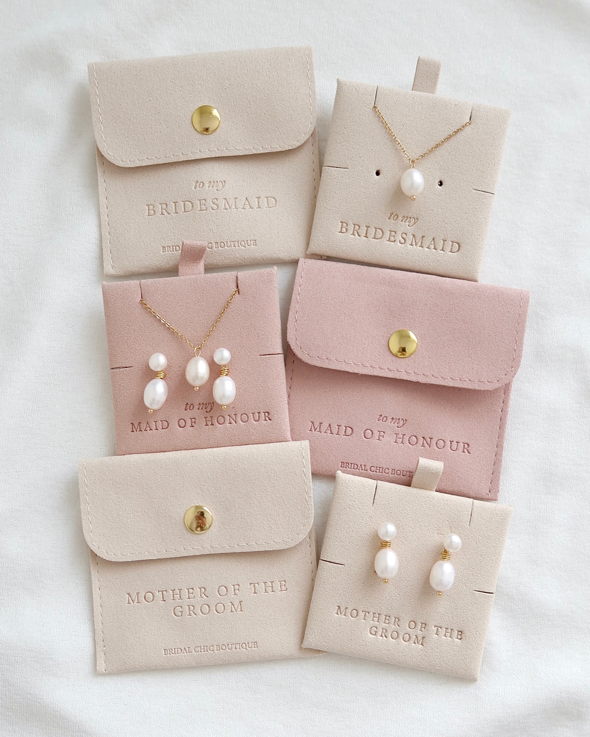 Double Grace Earrings & Necklace